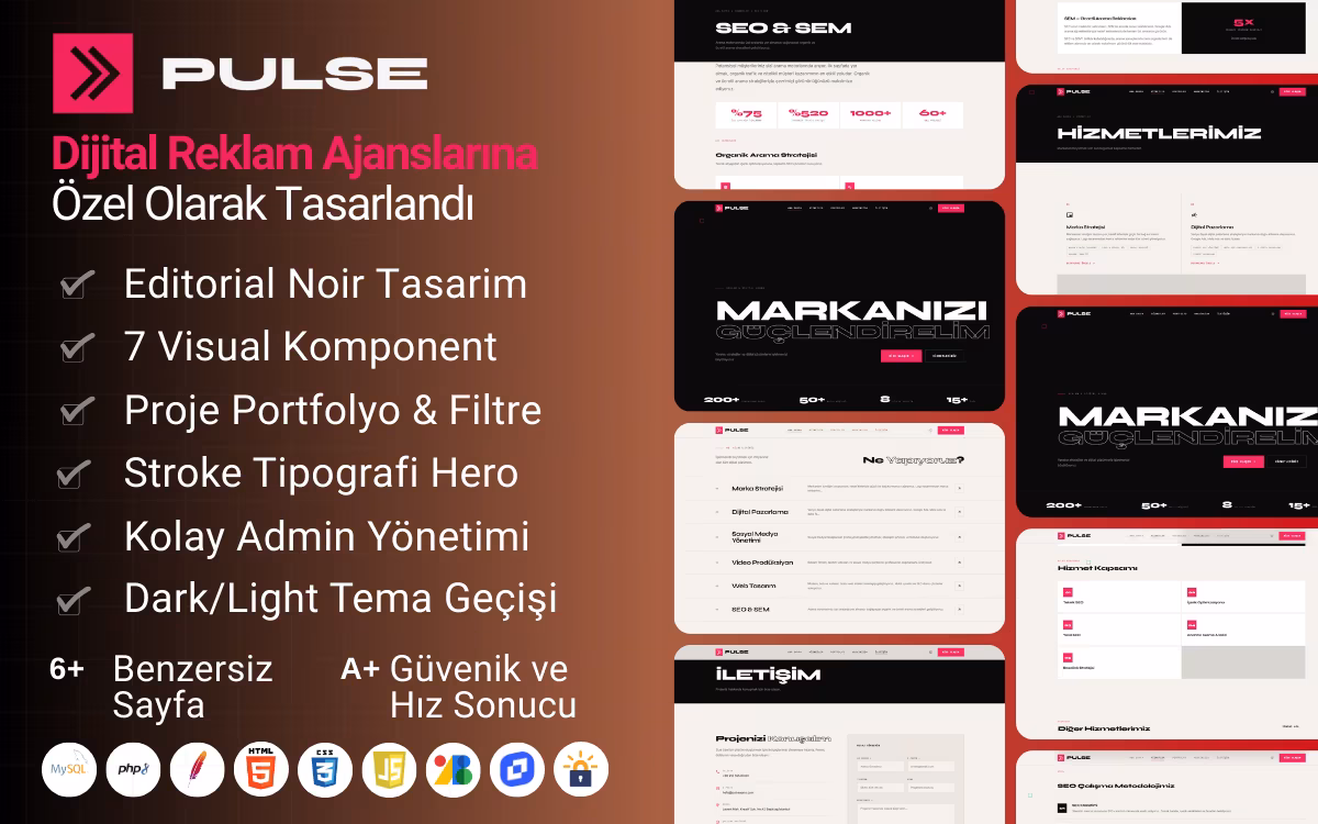 pulseajans-dijital-pazarlama-ajansi-web-sitesi-temasi