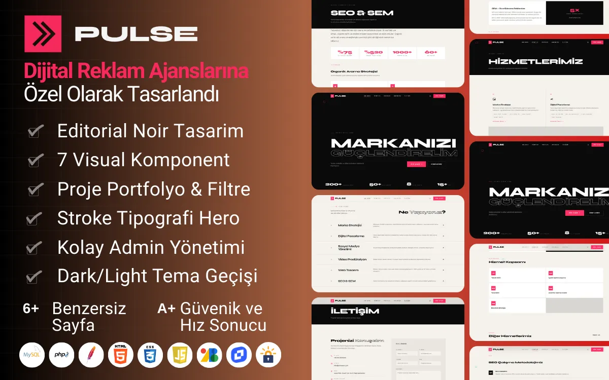 pulseajans-dijital-pazarlama-ajansi-web-sitesi-temasi